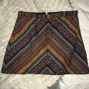 Forever 21 Printed Skirt